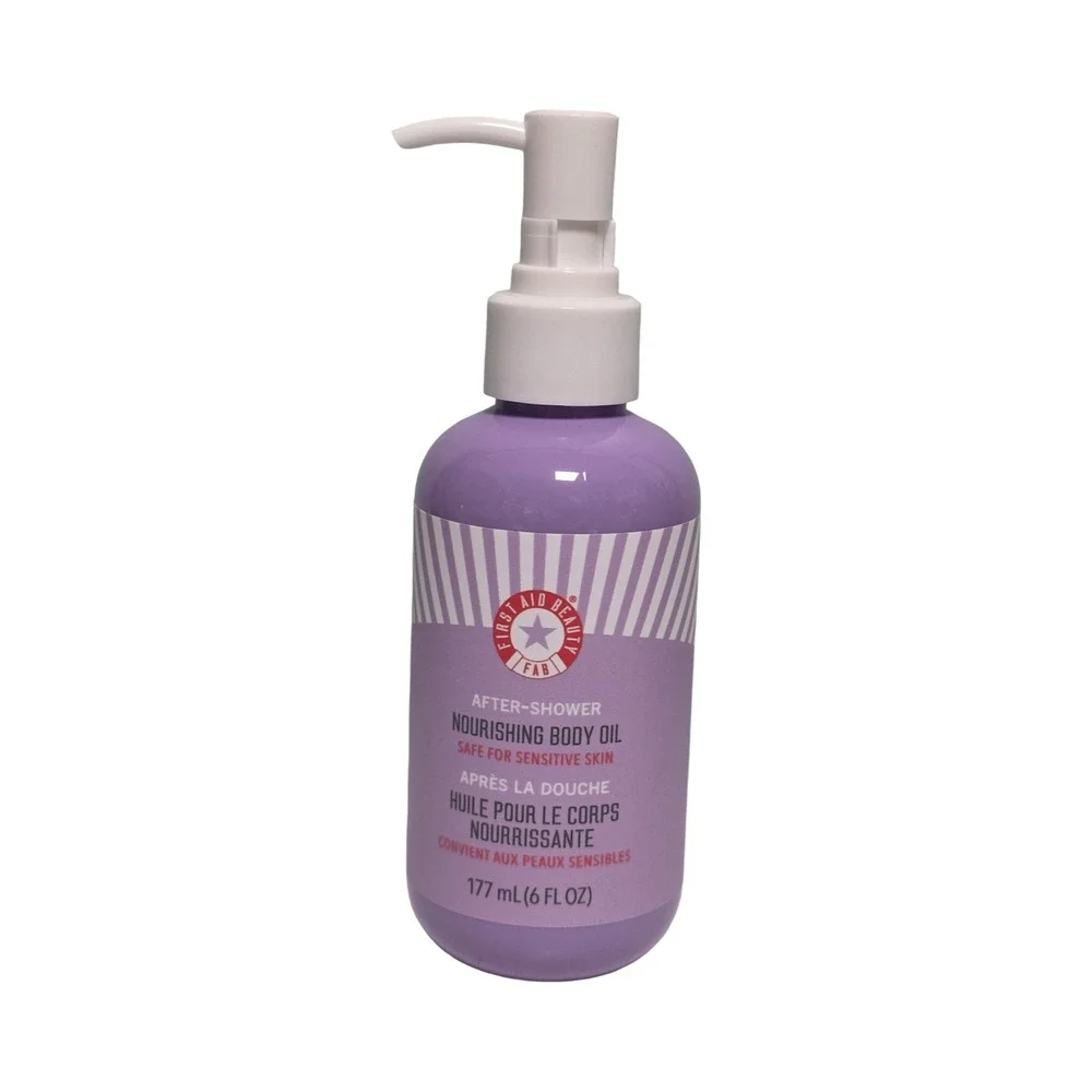 First Aid Beauty FAB After-Shower Nourishing Body Oil Tangerine 6oz Sensitive